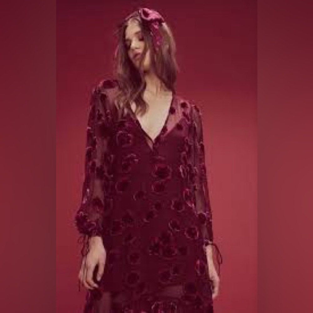 For Love & Lemons Velvet Dress